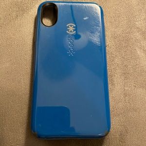 Blue iPhone X speck case